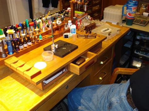 Custom Bench Set Up Fly Tying Fly Tying Desk Fly Tying Kit