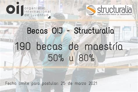 Becas Oij Structuralia Marzo 2021 Organismo Internacional De Juventud