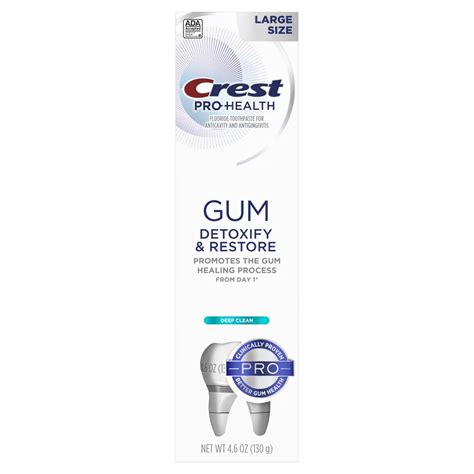 Crest Pro Health Gum Detoxify And Restore Toothpaste Deep Clean Shop Toothpaste At H E B