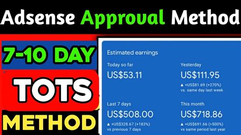 Adsense Approval Le Lo Sirf 10 Din Me Real Method Adsense