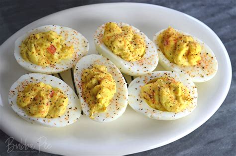 Cajun Deviled Eggs - BubbaPie