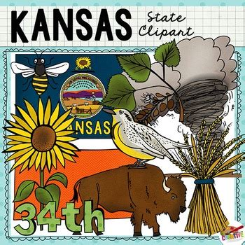 Kansas State Clip Art | Clip art, Kansas state, Art