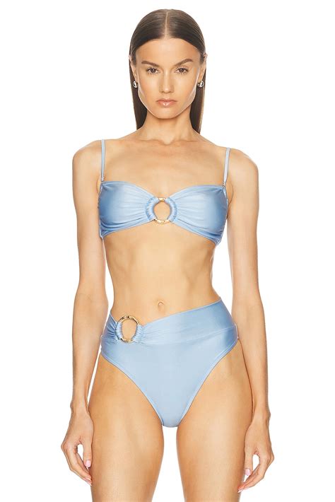 Shani Shemer Rodi Bikini Top In Blue Sky FWRD