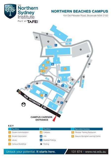 Tafe Campus Map