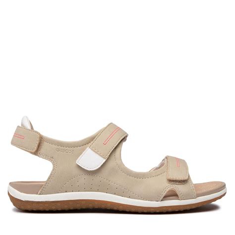 Sandalen Geox D Sand Vega A D52R6A 000EK C6029 Beige Eschuhe De