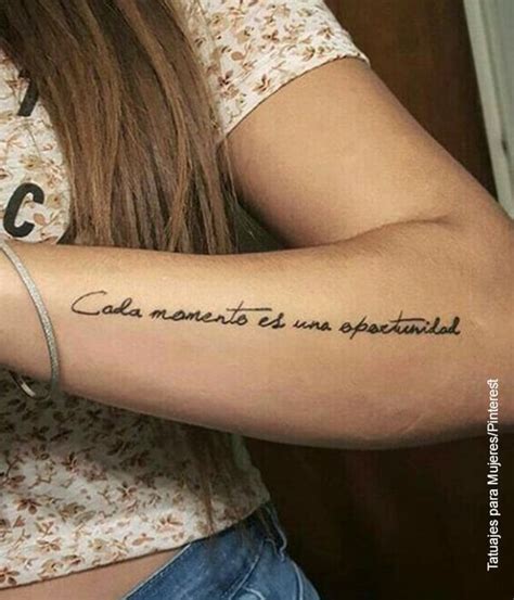 Tatuajes Para Mujeres Frases Súper Inspiradoras Vibra