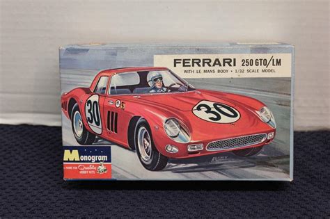 Vintage Monogram Ferrari Gto Lm Kit Pc As Found