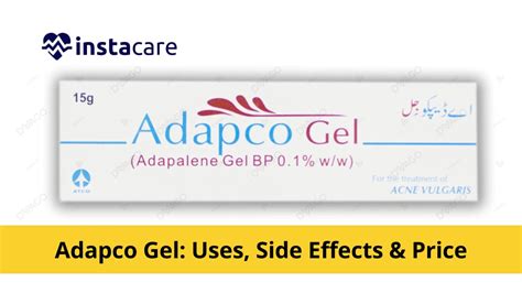 Adapco Gel Uses Side Effects And Price In Pakistan