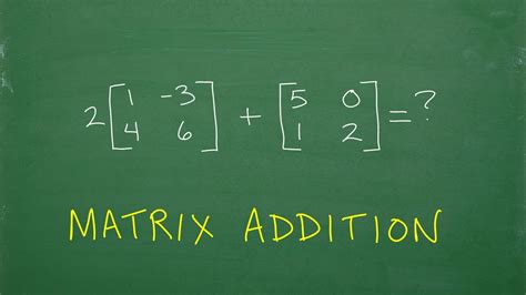 Matrix Addition Can You Do This Basic Algebra Matrix Problem Youtube