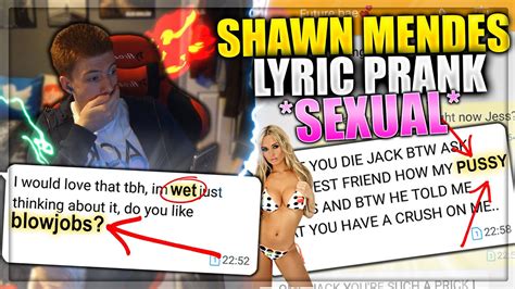 Song Lyrics Text Prank On My Crush Gone Wrong Sexual Shawn Mendes