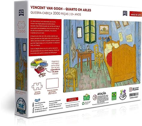 Quebra Cabe A Vincent Van Gogh Quarto Em Arles