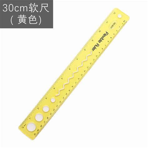 Flexible Ruler Set 12-Inch Shatterproof Soft Bendable Measuring Tool