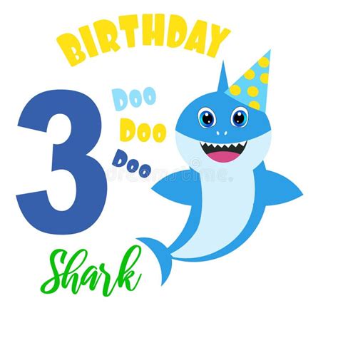 Baby Shark Birthday Stock Illustrations – 373 Baby Shark Birthday Stock ...