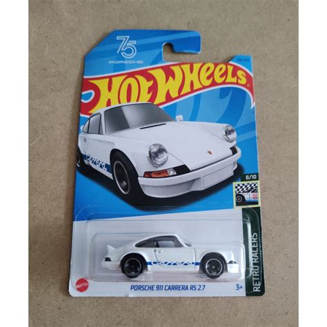 Jual HOT WHEELS PORSCHE 911 CARRERA RS 2 7 PUTIH WHITE Shopee Indonesia