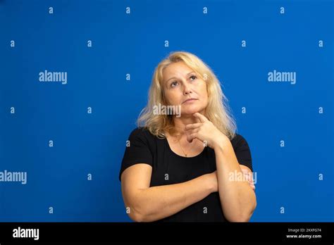 Portrait Of Cunning Curious Emotion Expressing Frankness Pretty Charming With Blonde Hair