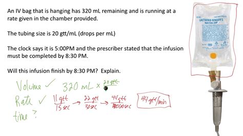 Calculate IV Drip Rate