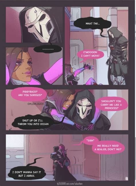 Sombra and Reaper https://timetogetone.myshopify.com/ Overwatch Funny Comic, Overwatch Memes ...