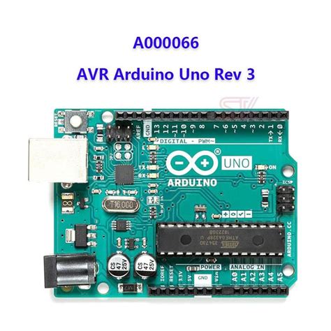 Модуль разработки A000066 Arduino Uno Rev 3 Atmega328p купить с