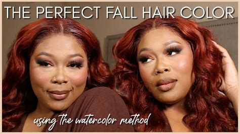 The Best Fall Hair Color Trying The Water Color Method Reddish