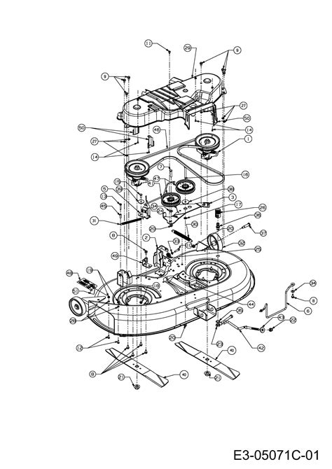 Ersatzteile MTD Rasentraktor LG 175 H Typ 13TN793G678 2012 Mähwerk G