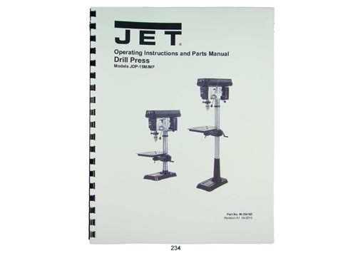 A Visual Guide To The Parts Of A Jet Drill Press