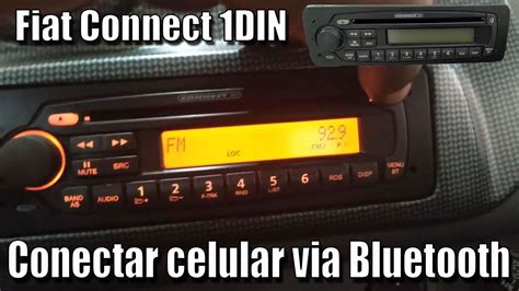 Apagar dispositivos e conectar celular no rádio Fiat Connect 1DIN