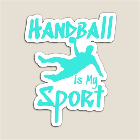 Magnet mit Handball is My Sport das Geschenk für Handballer von