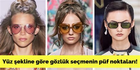 En trend gözlük modelleri Yüz şekline göre gözlük seçmenin püf