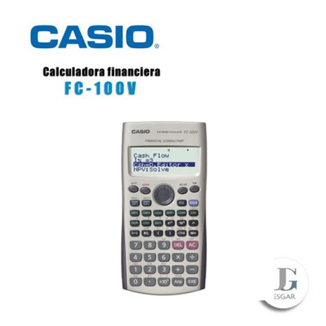 Calculadora Financiera Casio Fc V