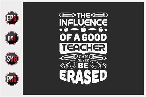 Teacher Quotes Typographic Vector Graphic By Uniquesvg99 · Creative Fabrica