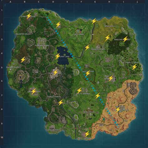 Fortnite Les Défis De La Semaine 1 Saison 5 Carte Au Trésor Risky