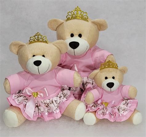 Trio De Ursas Para Nicho Princesa Elo Produtos Especiais