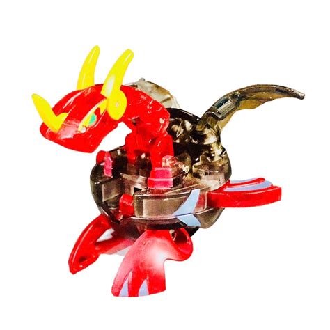 Bakugan Translucent Red Pyrus Neo Hex Vexos Dragonoid Special Color Modify As Reverse