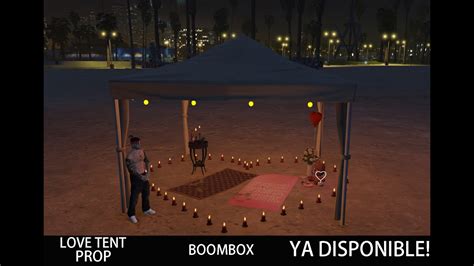 Gta5 Fivem Roleplay Love Tent Prop Boombox Youtube