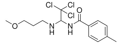 4 METHYL N 2 2 2 TRICHLORO 1 3 METHOXY PROPYLAMINO ETHYL BENZAMIDE