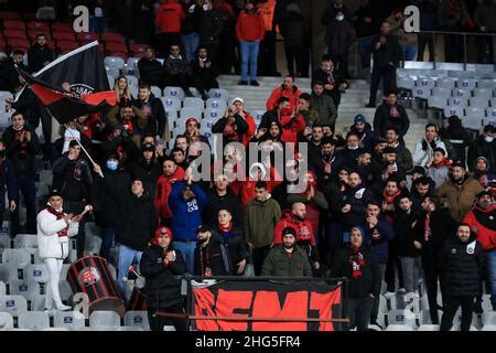 Istanbul Turkey January Fans Of Fatih Karagumruk Sk During The