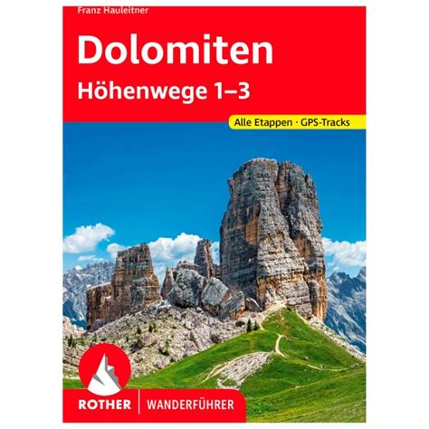 Bergverlag Rother Dolomiten Höhenwege 1 3 Wanderführer online kaufen