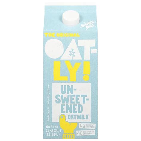 Oatly The Original Unsweetened Oatmilk 64 Fl Oz Safeway