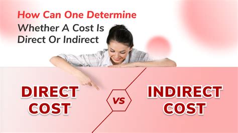 Direct Cost Vs Indirect Cost How Can One Determine Whether A Cost Is