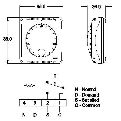 Sunvic Tlx Series Electromechanical Room Thermostats Dpstar Group