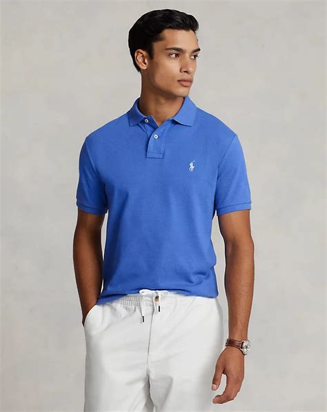 Slim Fit Mesh Polo Shirt Polo Ralph Lauren 1