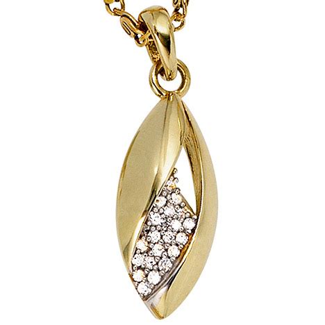 Sigo Anh Nger Gold Gelbgold Bicolor Mit Zirkonia Goldanh Nger