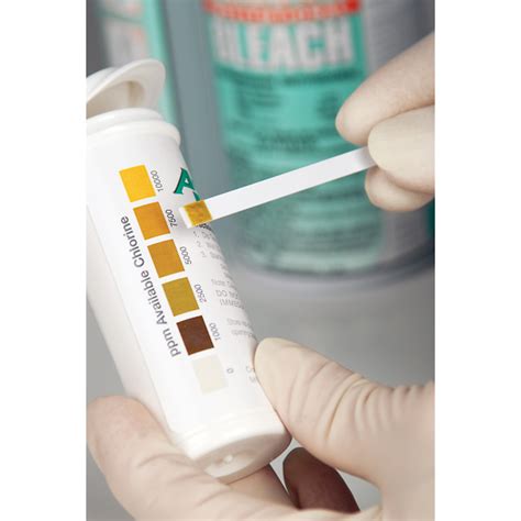 High Level Chlorine Test Strips To Ppm Pk From Cole Parmer