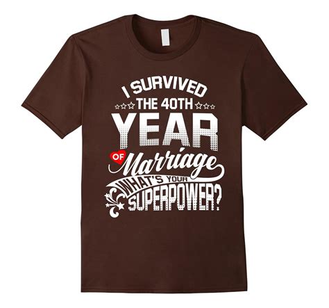 Anniversary T 40th 40 Years Wedding Marriage T Shirt Td Teedep