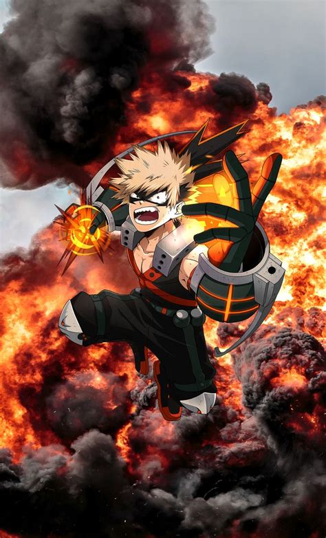 Katsuki Bakugo My Hero Academia Image A Dessiner Dessin Fond Ecran