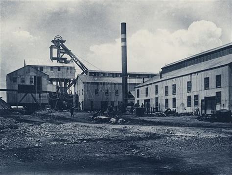 Head Gear Etc Langlaagte Royal Gold Mining Company Stock Image Look