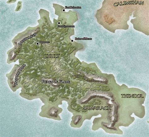 Map of Chult | Forgotten realms, Dungeons and dragons, Fantasy map