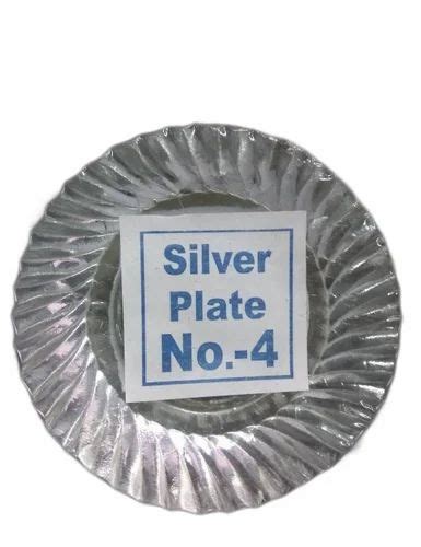 Inch Silver Laminated Paper Plate At Rs Piece In Surat Id