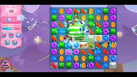 Candy Crush Saga Level 1586 Clear All The Jelly Love Of Games Youtube