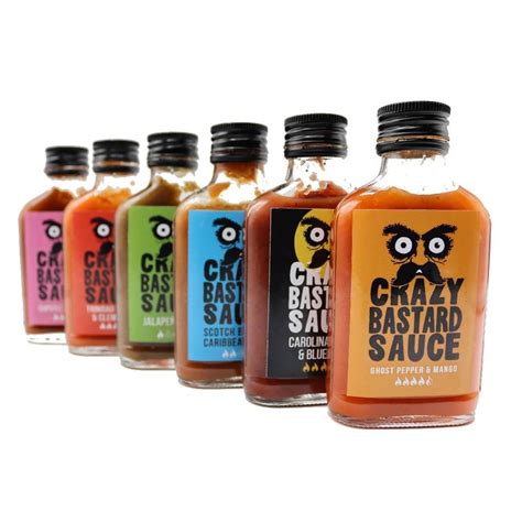 Crazy Bastard Hot Sauce 7 X 100ml 7er Set Acheter